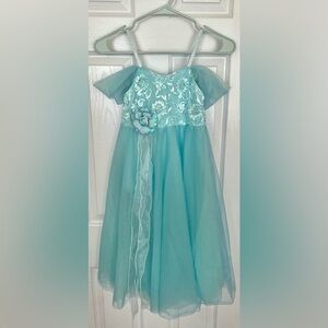 Revolution Dancewear Light Aqua Girls Ballet Costume